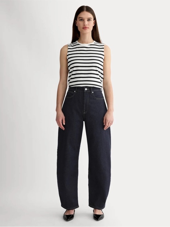 Everlane Denim - Everlane Way-High Curve Jeans in Dark Indigo
